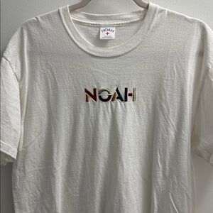 Noah NYC Multicolor Logo White Tee